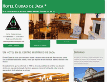 Tablet Screenshot of hotelciudaddejaca.com